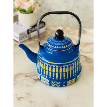 ابريق غضار مزخرف سعته 2.5 لتر