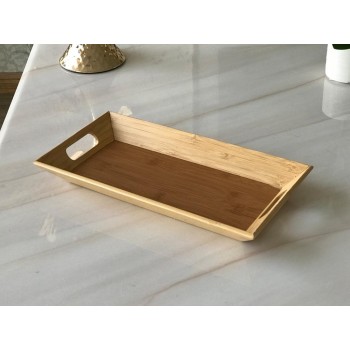 طوفرية تقديم خشب مستطيل 