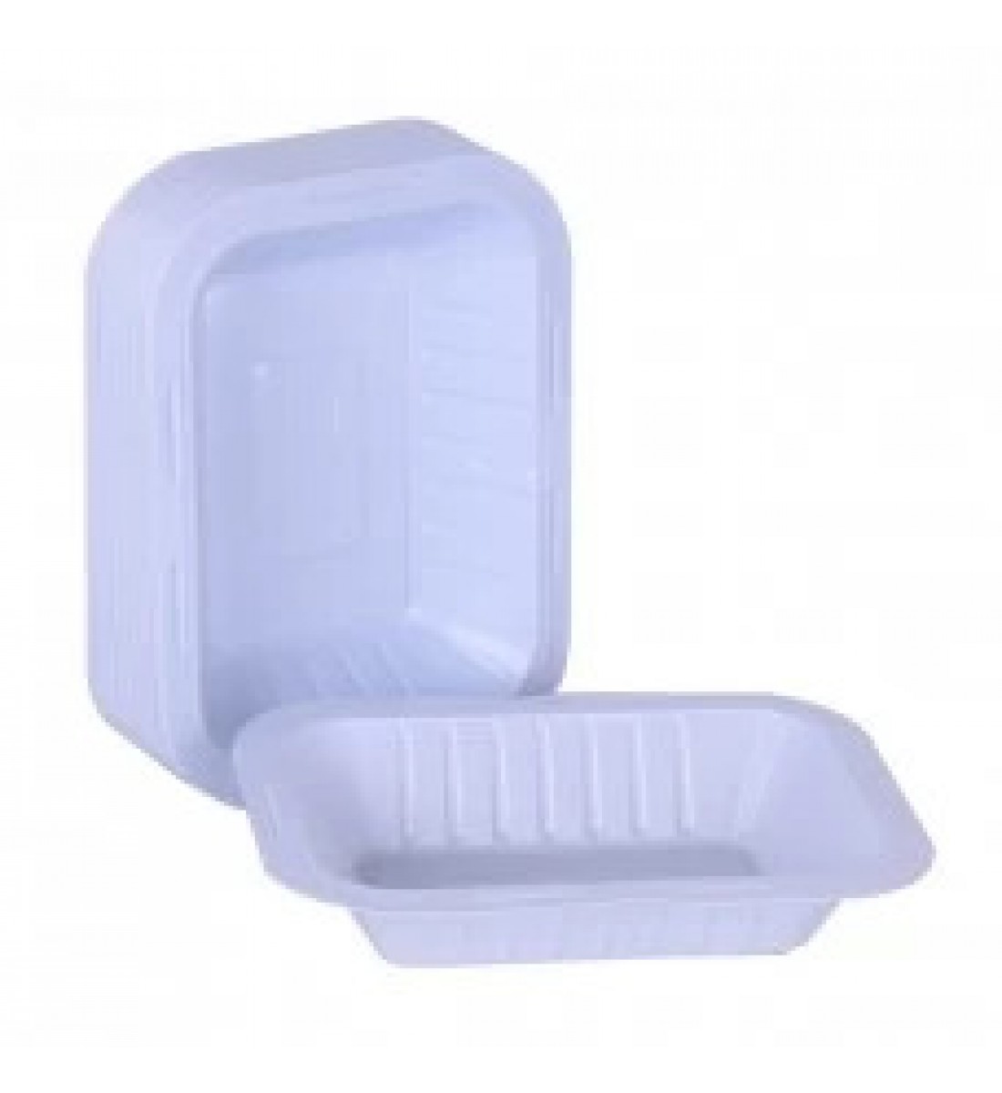Al Watania Plastic Rectangular Plates - 3 Number - 50 Pieces