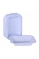Al Watania Plastic Rectangular Plates - 3 Number - 50 Pieces