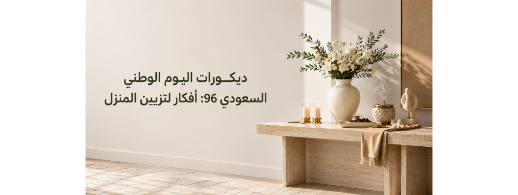 ديكورات اليوم الوطني السعودي 96: أفكار أنيقة لتزيين المنزل ديكورات اليوم الوطني السعودي 96: أفكار أنيقة لتزيين المنزل