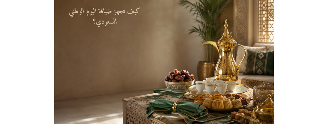 كيف تجهز ضيافة اليوم الوطني السعودي؟