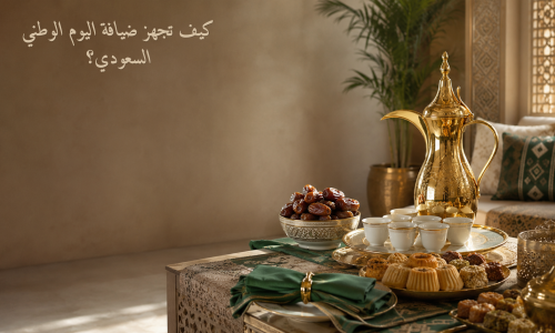 كيف تجهز ضيافة اليوم الوطني السعودي؟