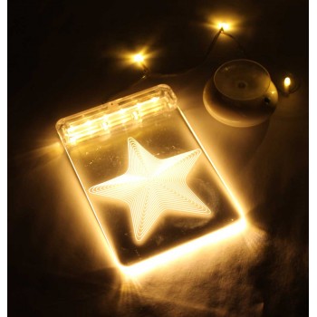 تعليقة مضيئة ببطارية 17*12*57سم