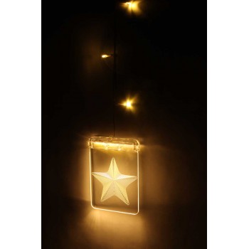 تعليقة مضيئة ببطارية 17*12*57سم