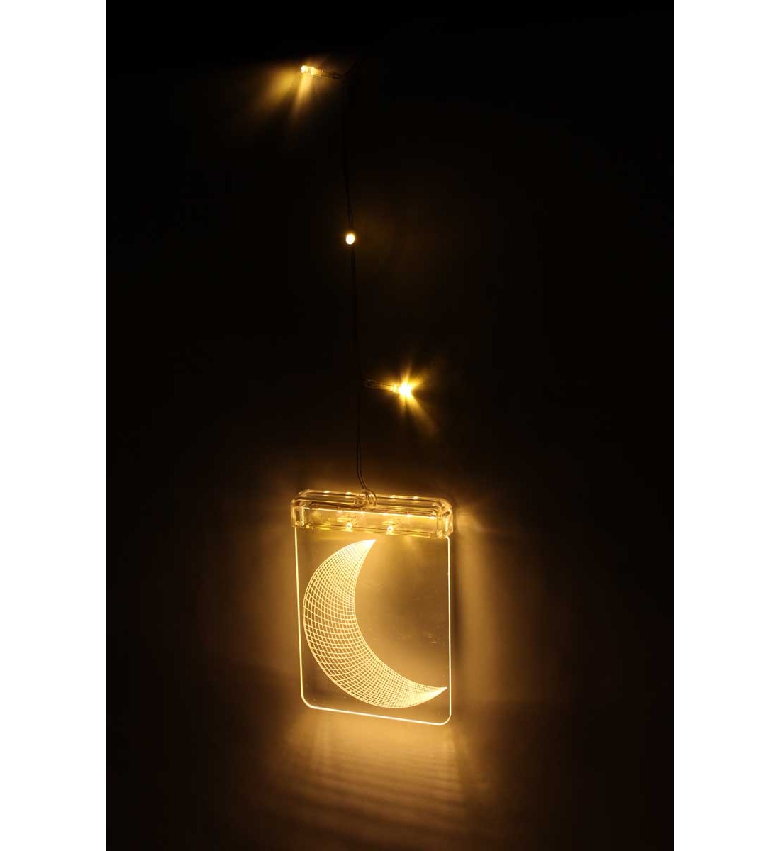 تعليقة مضيئة ببطارية 17*12*57سم