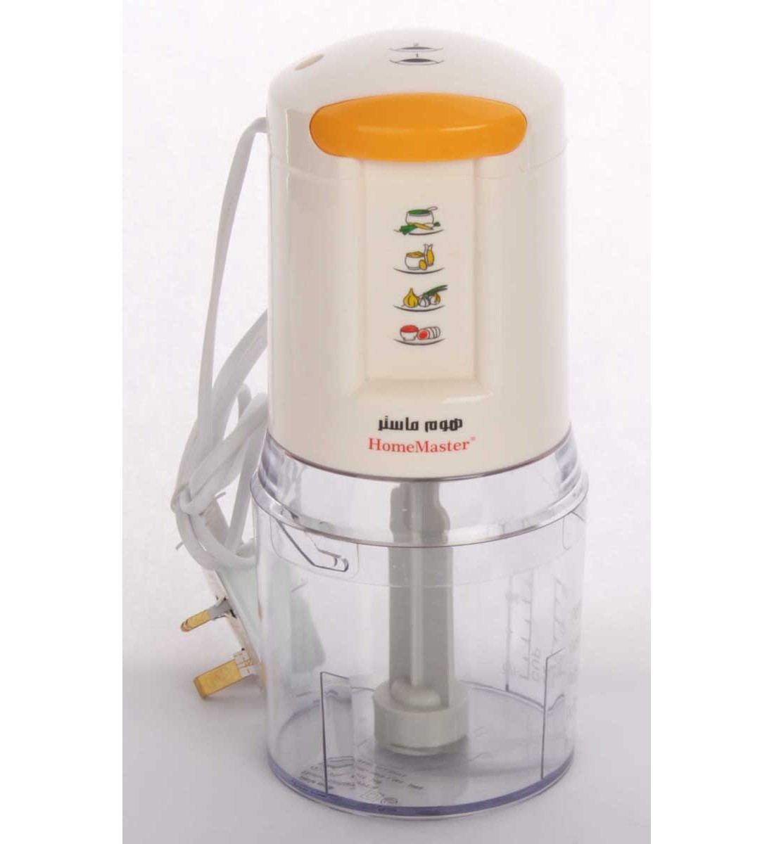 قطاعة بصل كهربائية هوم ماستر - 300واط - 220 فولت - رقم MH260 قطاعة بصل كهربائية هوم ماستر - 300واط - 220 فولت - رقم MH260