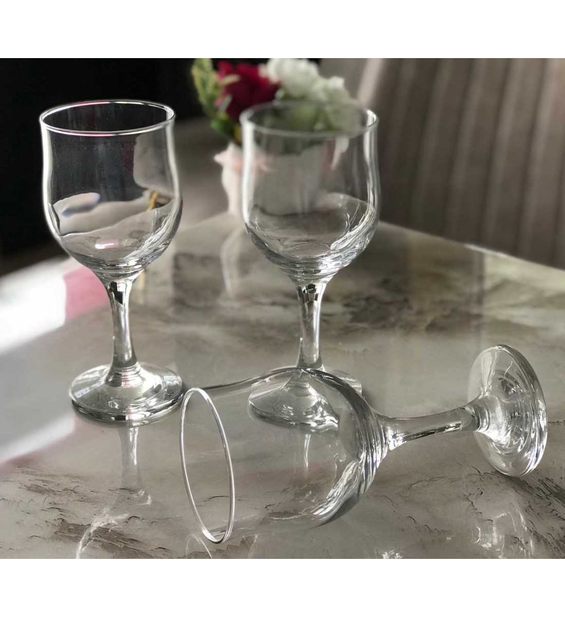 Glass cups - Turkish set of 3 pieces - NEV570