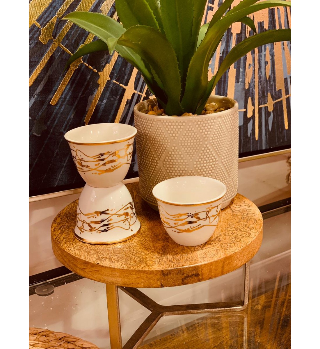 Ceramic cup set 12 pieces