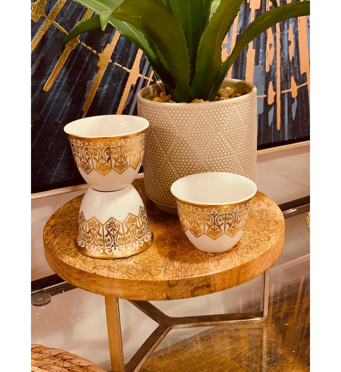 Ceramic cup set 12 pieces