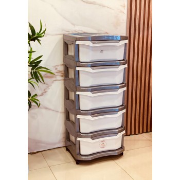 ادراج ورفوف تنظيم الاغراض - 5 دور بلاستيك 