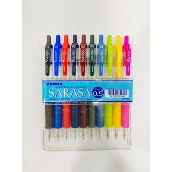 طقم اقلام زيبرا 10 الوان