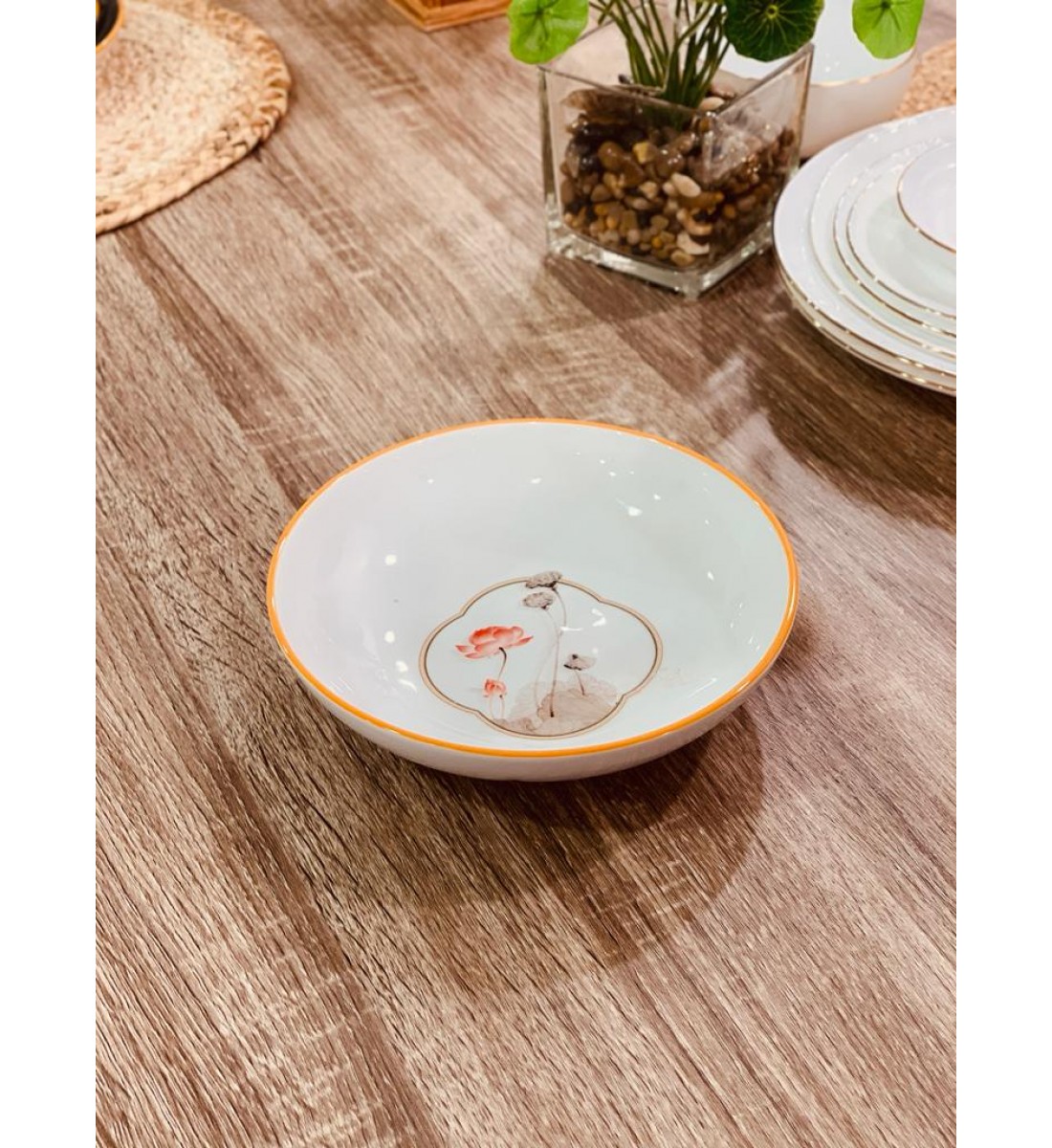  صحن تقديم سراميك 19 سم