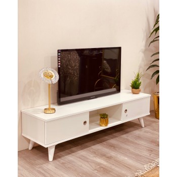  طاولة بلازما خشب مقاس 145 سم 