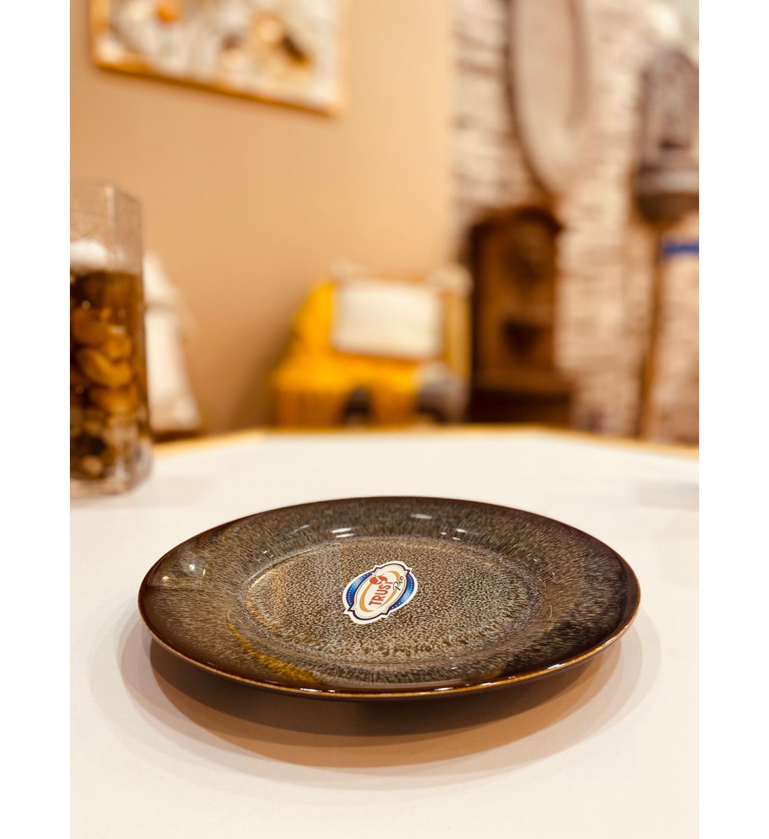 Ceramic bowl, round shape, 23 cm