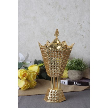  مبخرة فضي استيل فاخرة 28 *17 سم