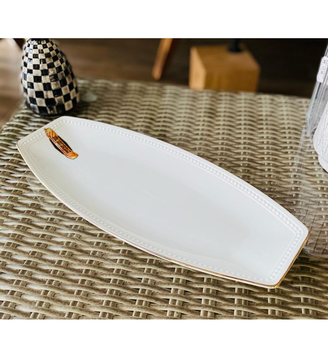 صحن سراميك 41 * 19 سم 