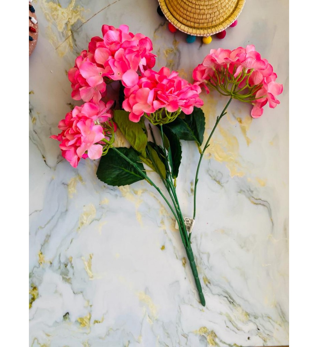 ورد هيدرجينا صناعي عدد 6 حبة 