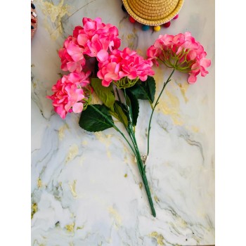 ورد هيدرجينا صناعي عدد 6 حبة 