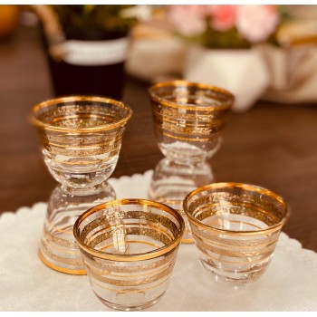 طقم فناجيل مزخرف ذهبي طقم فناجيل مزخرف ذهبي