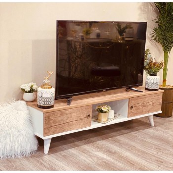  طاولة بلازما خشب مقاس 145*40*40 سم 