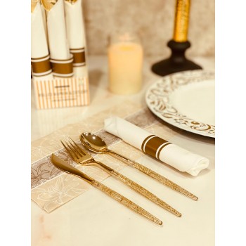 طقم ضيافة بلاستيك 18قطعة 