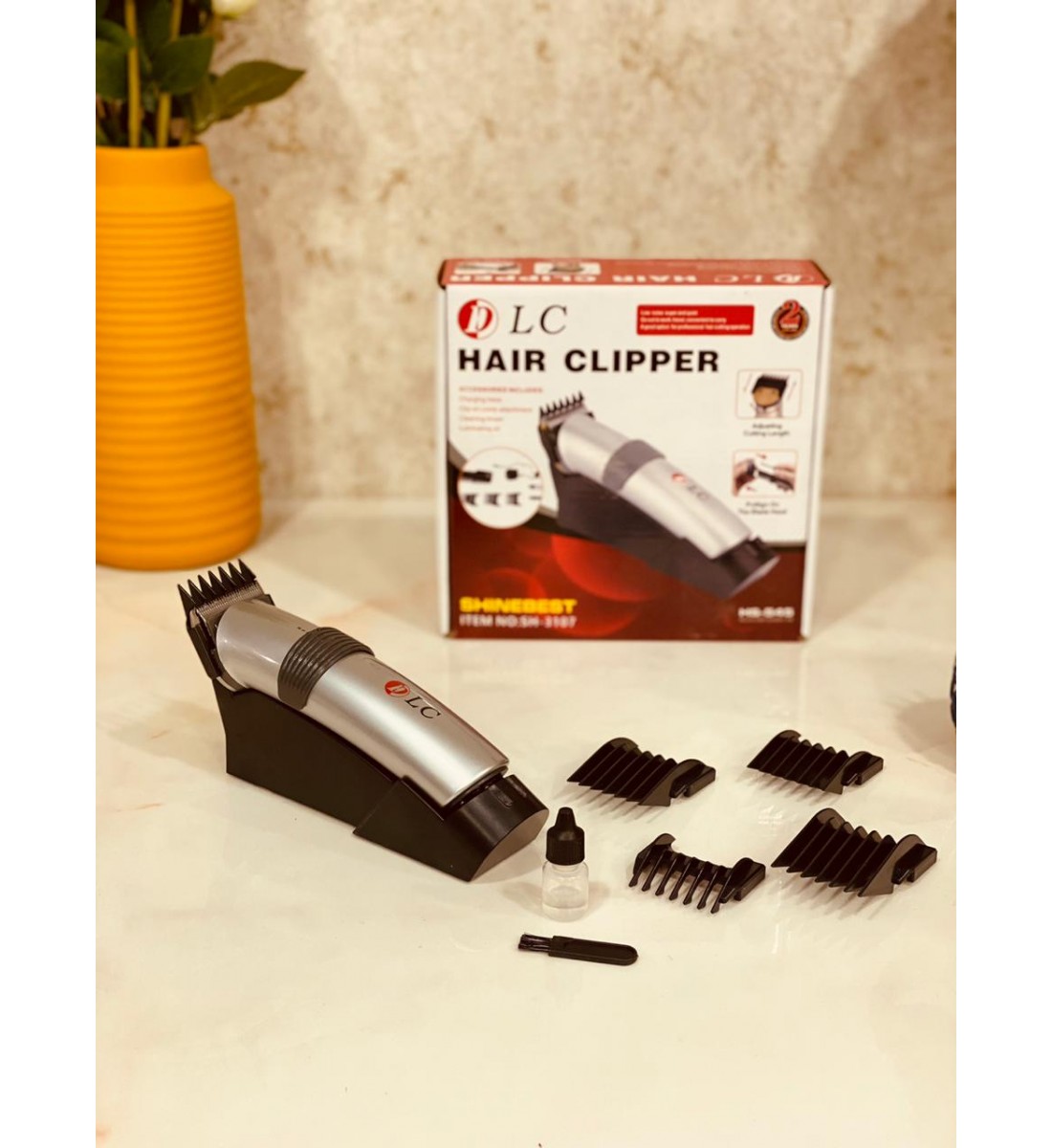DLC professional hair clipper for men