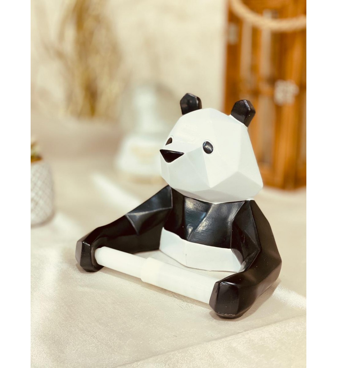 تحفة مجسم ديكور بحامل مناديل انيق