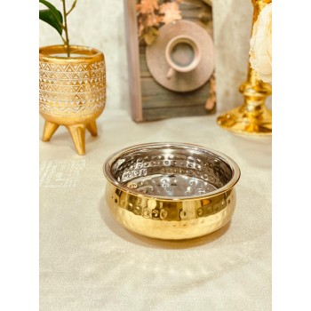  قدر استيل هندي دائري بيد 15 سم 