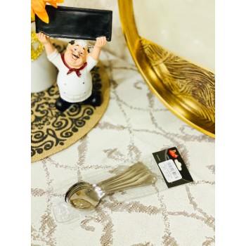 طقم ملاعق استيل صغير _ 6 حبات