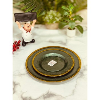 صحن تقديم زجاج 26سم (دائري)