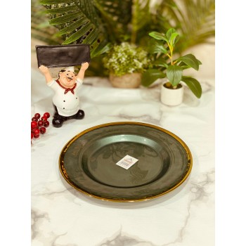 صحن تقديم زجاج 26سم (دائري)