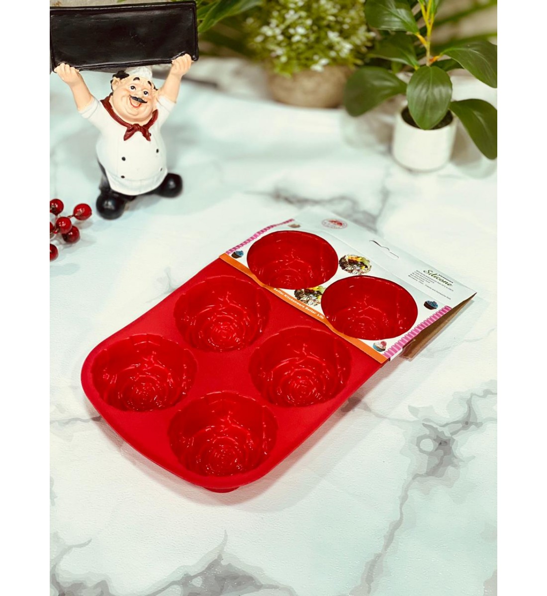  قالب كيك سليكون 6 عين 