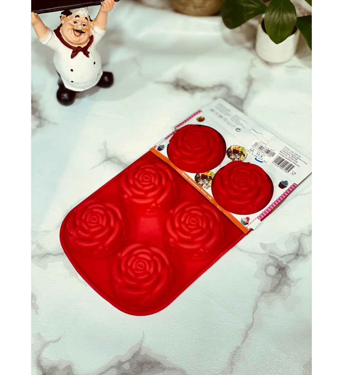  قالب كيك سليكون 6 عين 