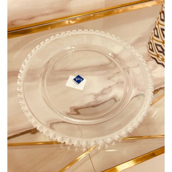 صحن زجاج مدور28سم