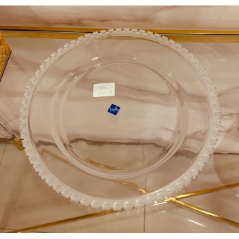صحن زجاج مدور32سم