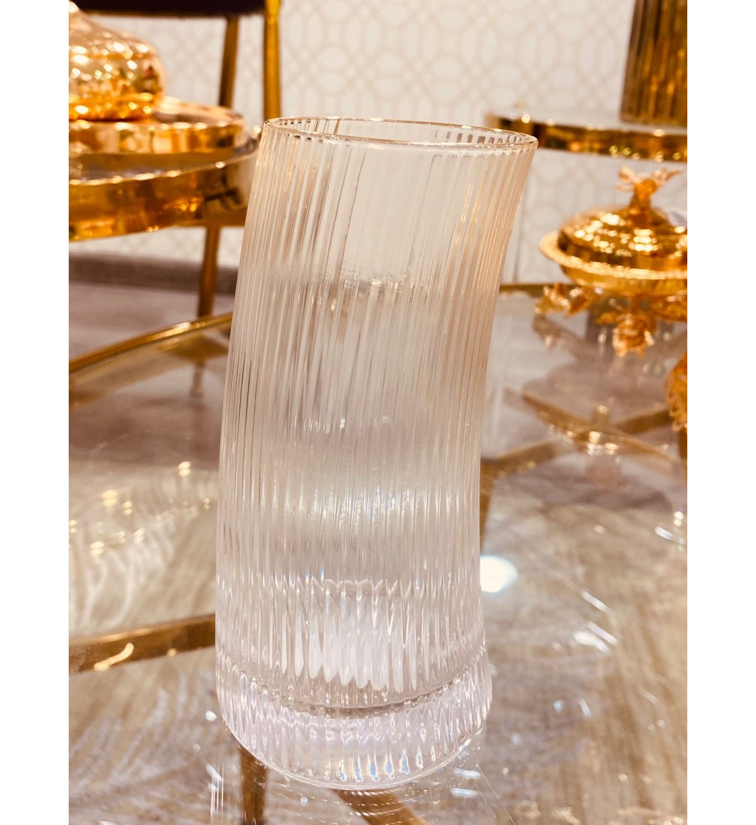 Frozen glass cup 16 * 7 cm
