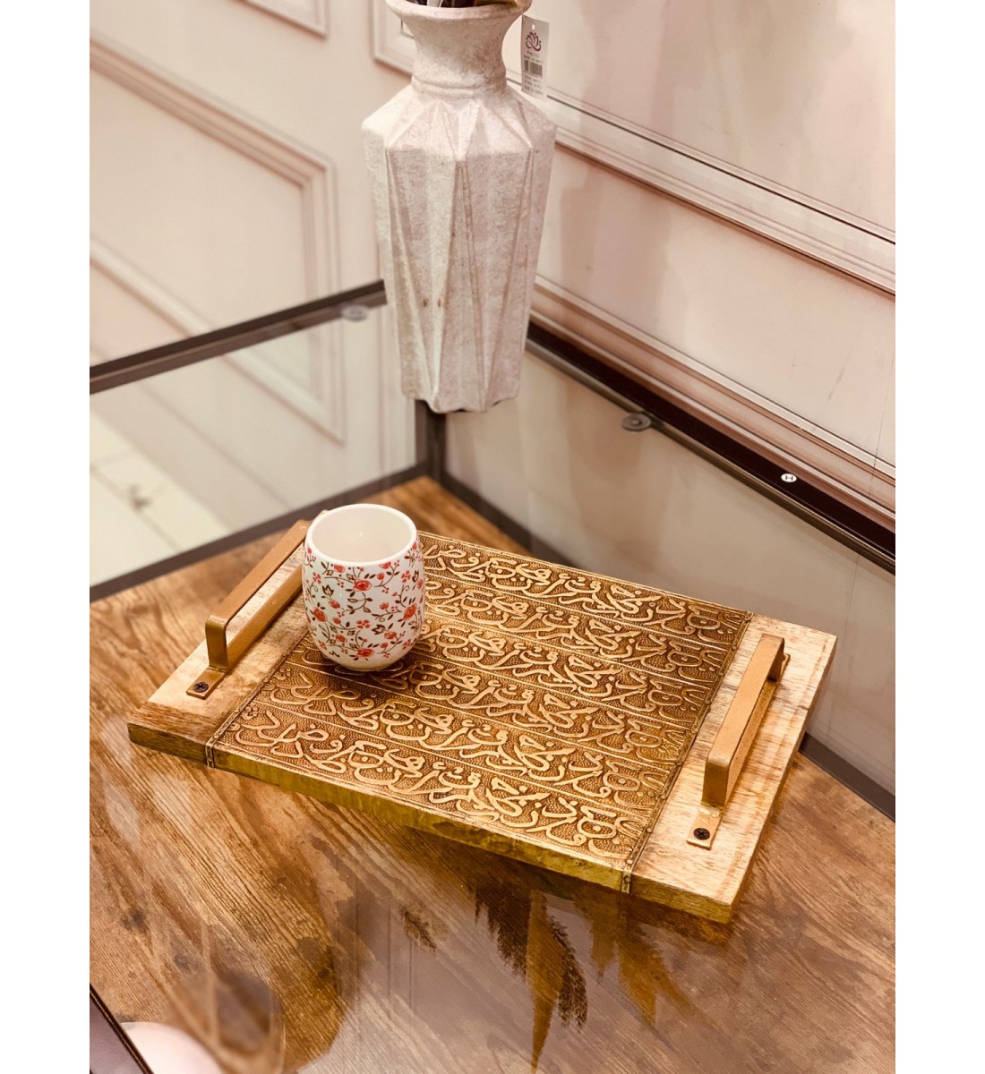 طفرية خشبي حروف عربيه مستطيل 33 *23 سم طفرية خشبي حروف عربيه مستطيل 33 *23 سم