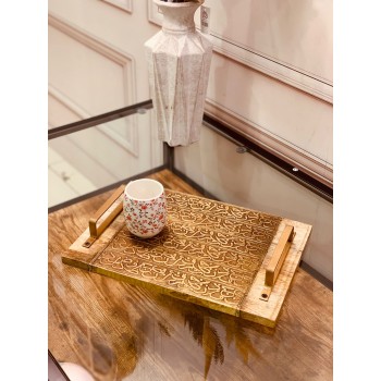 طفرية خشبي حروف عربيه مستطيل 33 *23 سم