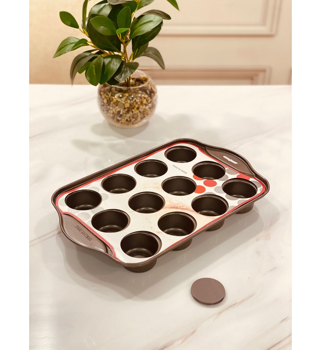  قالب كب كيك مستطيل 12 عين