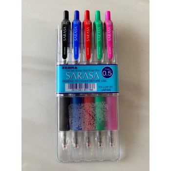 طقم اقلام 5 لون ( زيبرا  ) 