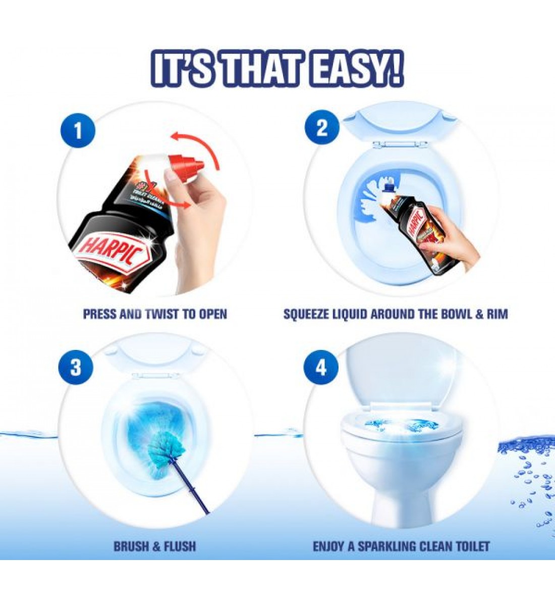 Harpic Liquid Toilet Cleaner 495ml