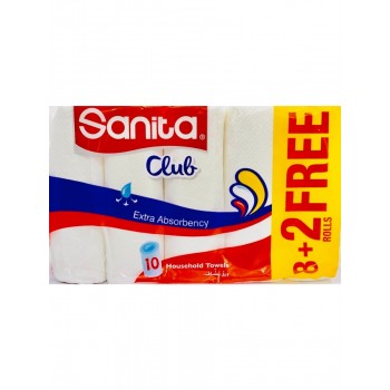 سانيتا ورق مناديل للمنزل ، 28 سم ، 10رول