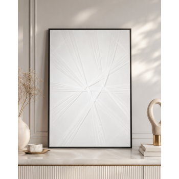 لوحة حائط بإطار أسود مقاس 80 × 120 سم