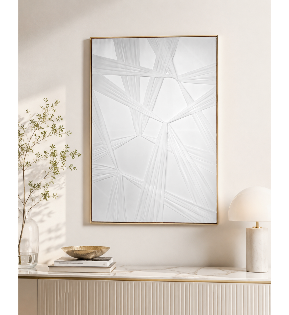 لوحة ديكور فنية بإطار ذهبي مقاس 80 × 120 سم لوحة ديكور فنية بإطار ذهبي مقاس 80 × 120 سم