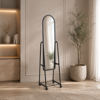 مراية ستاند اسود
مقاس 158× 40 سم