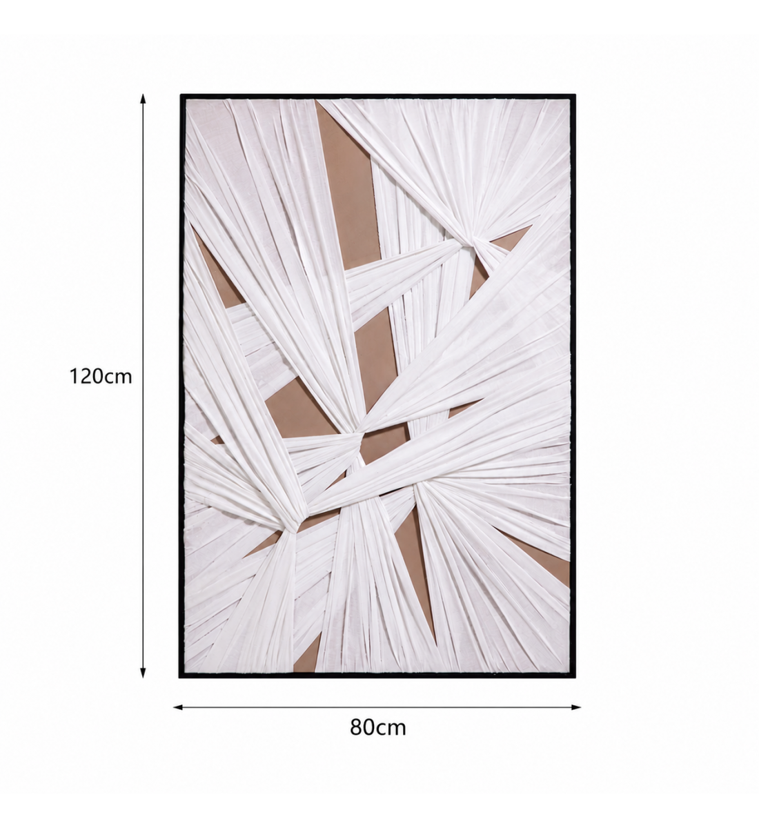 لوحة ديكور أنيقة بإطار أسود مقاس 80 × 120 سم لوحة ديكور أنيقة بإطار أسود مقاس 80 × 120 سم