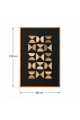 لوحة ديكور بإطار أسود مقاس 120 × 80 سم