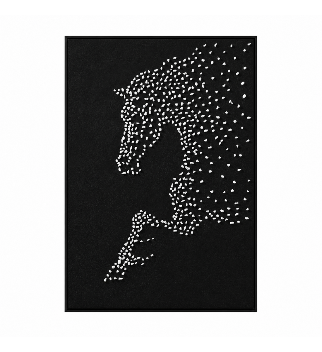 لوحة ديكور بإطار فضي مقاس 100 × 150 سم لوحة ديكور بإطار فضي مقاس 100 × 150 سم
