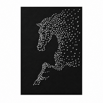 لوحة ديكور بإطار فضي مقاس 100 × 150 سم لوحة ديكور بإطار فضي مقاس 100 × 150 سم